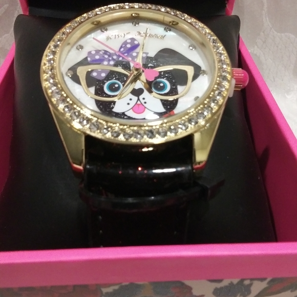 Betsey Johnson Betsey Time Pretty Pooch Watch - Picture 4 of 6